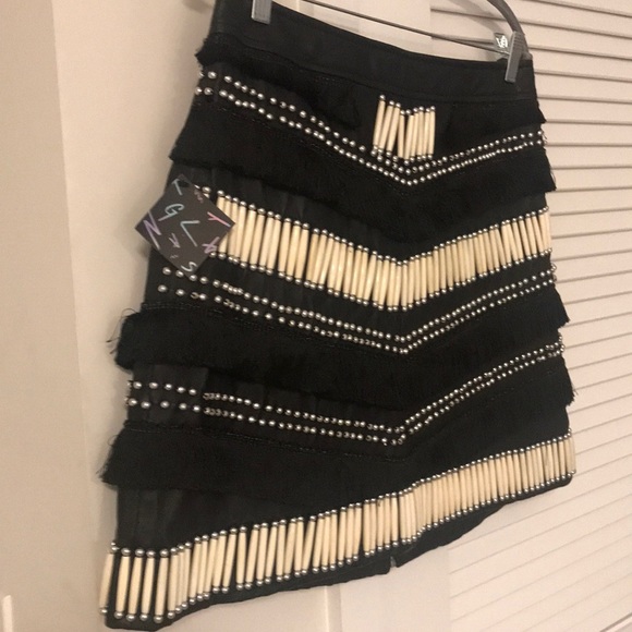 NastyGal 100% Genuine Leather Skirt - Picture 2 of 3